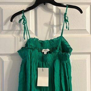 Kelly green brand new floor length dress